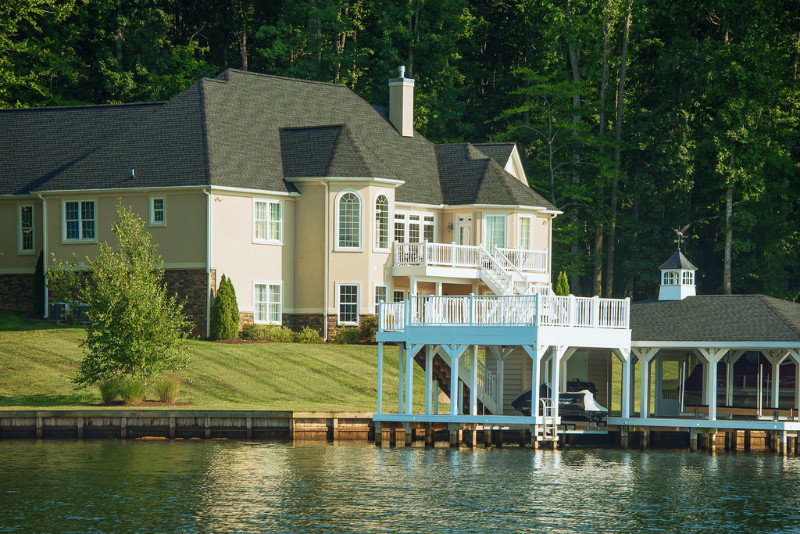 A lake house